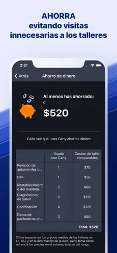Captura de Pantalla 6 Carly - Conector OBD iphone