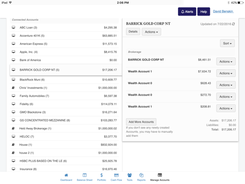 Fulton Private Bank Online - náhled