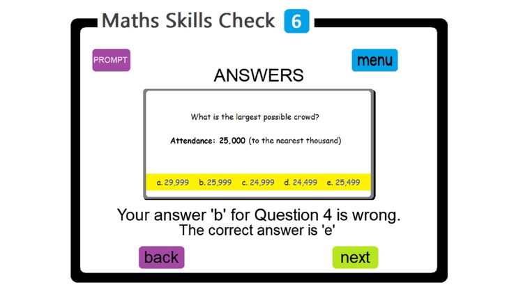 PAM Maths Skills Check 6 screenshot-6