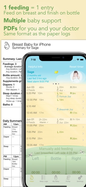 Breast Baby: Newborn Tracker(圖4)-速報App