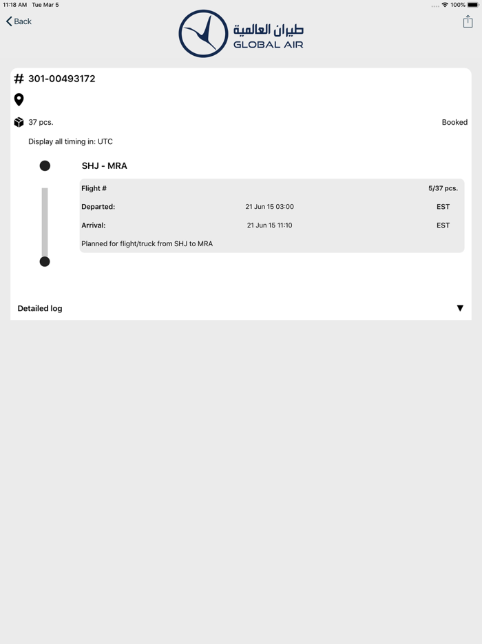 Global Aviation Track  Trace