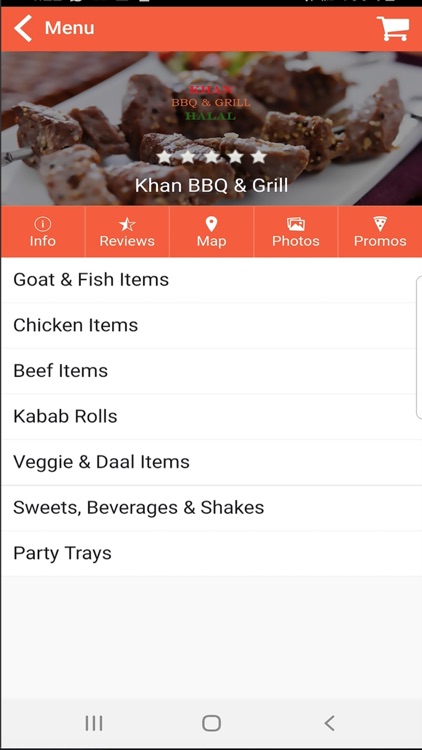 YFG Ordering App