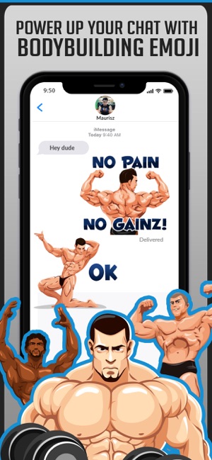 Body Building Stickers Emoji