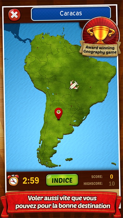 Screenshot #1 pour GeoAvion Amérique du Sud Pro