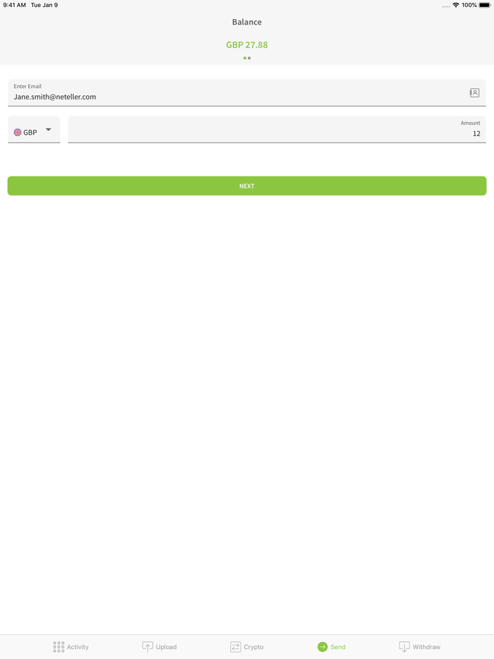 NETELLER - Money transfer