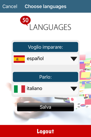 50 languages screenshot 2