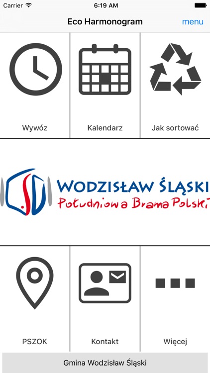 Wodz Śląski Harmonogram wywozu