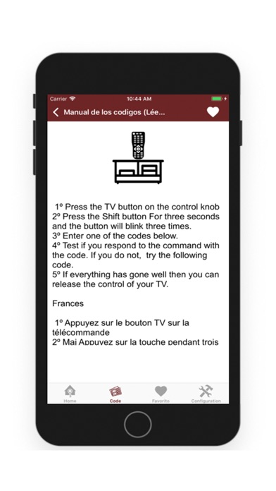 Códigos Control For Dish TV screenshot 3