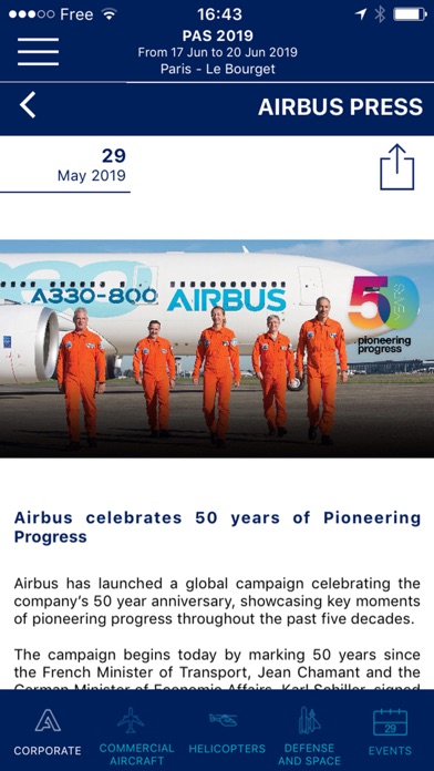 Airbus Press screenshot 2
