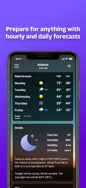 Yahoo Weather On The App Store