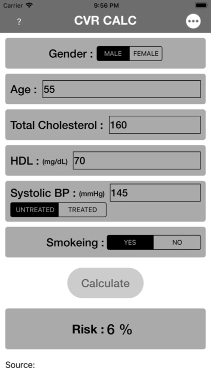 CV Risk Calc