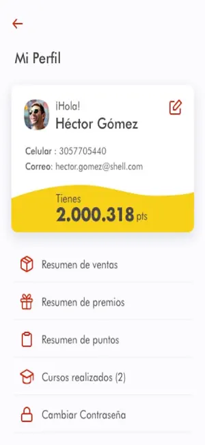 Screenshot 3 Club Profesional Shell iphone