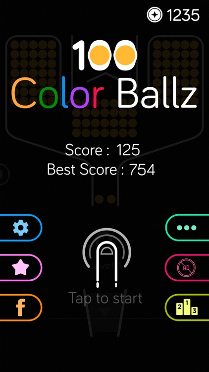 100 Color Ballz Single Tap screenshot-4