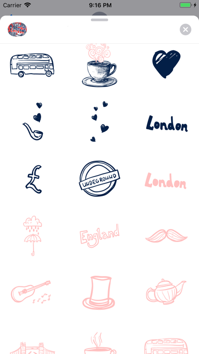 Love London Doodle Stickerpack screenshot 3
