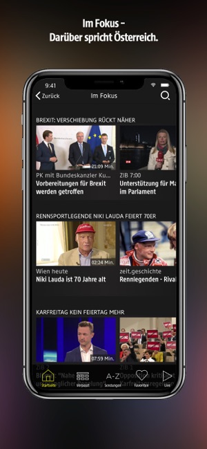 ORF TVthek: Video on Demand(圖4)-速報App