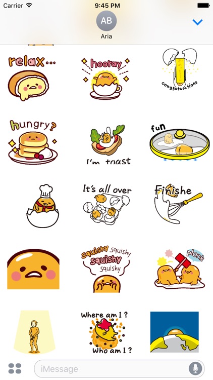 Animated Gudetama Egg Sticker screenshot-3