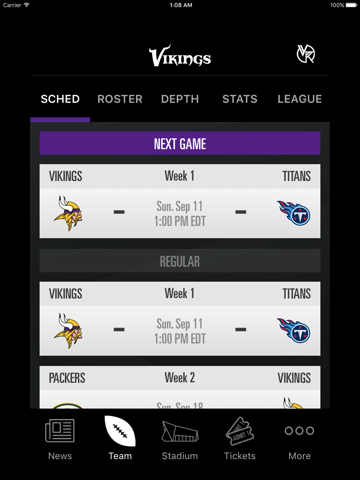 Minnesota Vikings screenshot 2