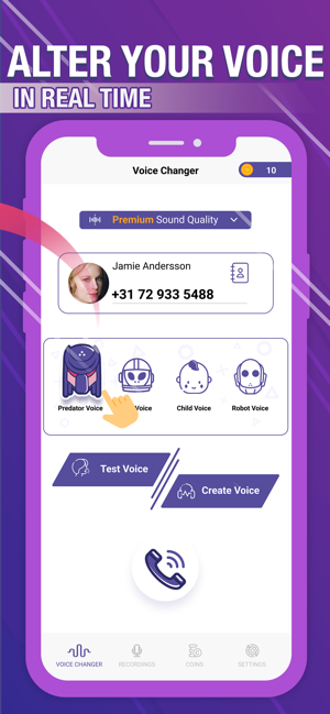 Voiceee - Call Voice Changer(圖2)-速報App