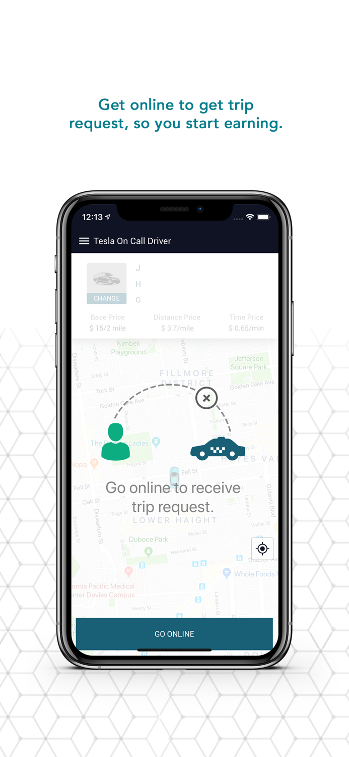 Tesla on Call Driver