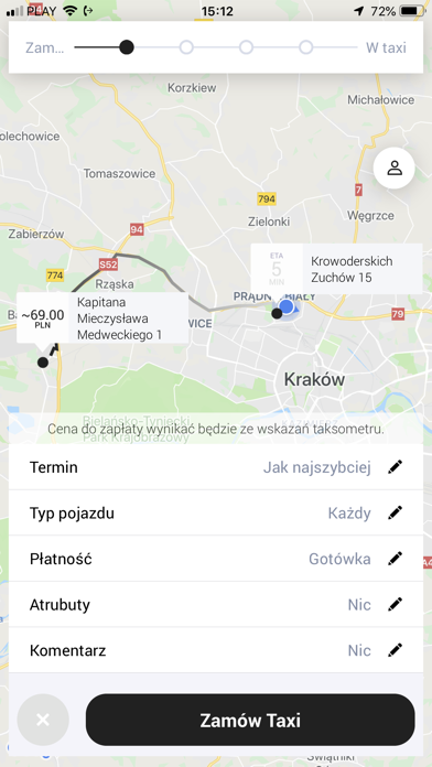 KRK Airport Taxi screenshot 2