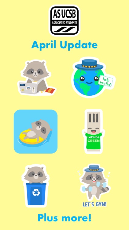 UCSB AS Stickers
