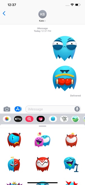 Blue Ghost Sticker Pack(圖3)-速報App