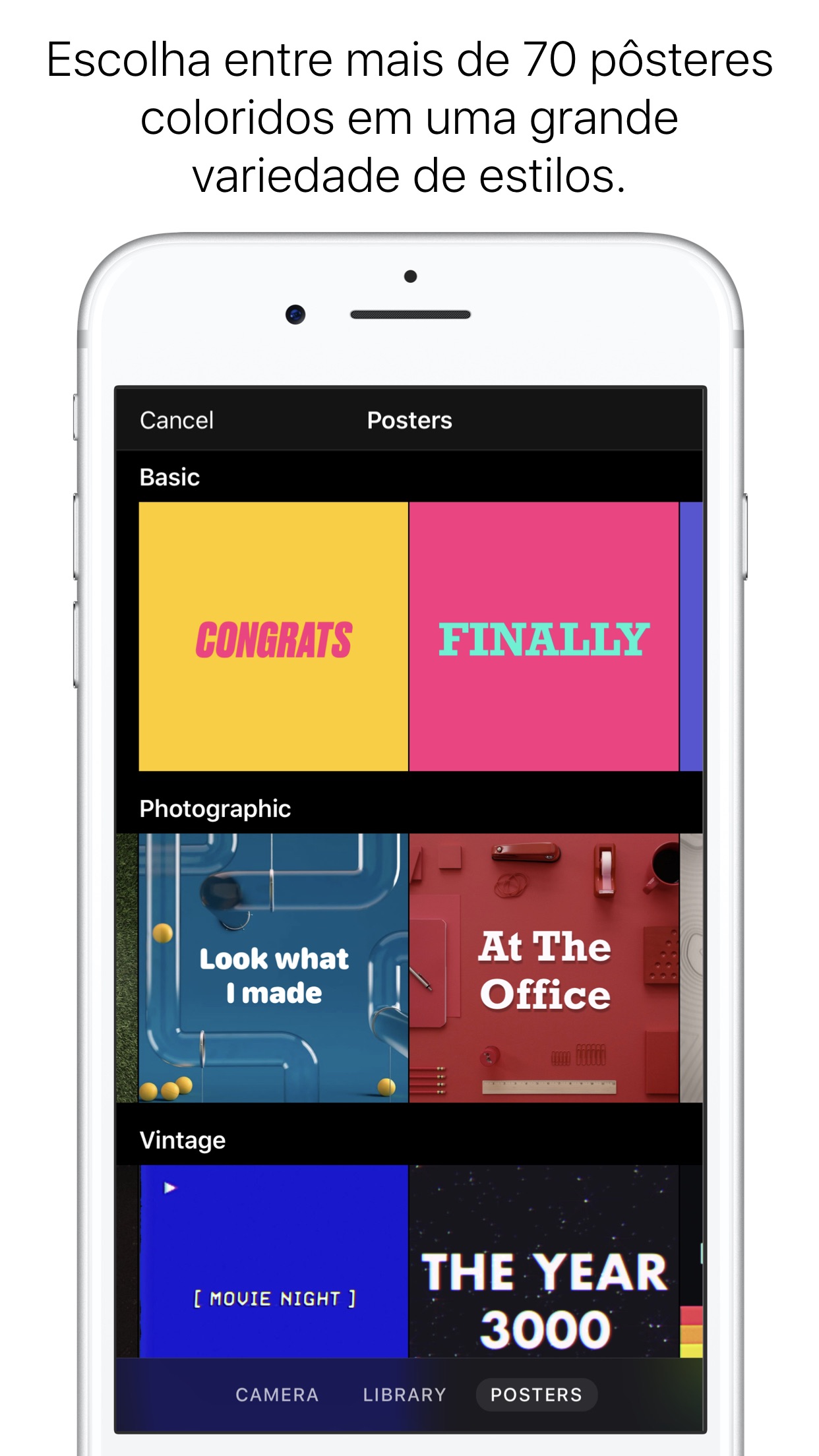 Screenshot do app Clips