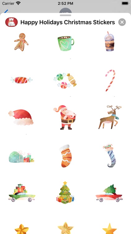 Happy Holidays Christmas Emoji