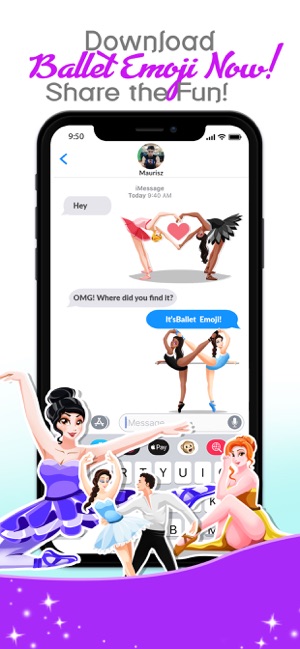 Ballet Dancing Emoji Stickers(圖5)-速報App