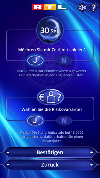 Wer wird Millionär? Training