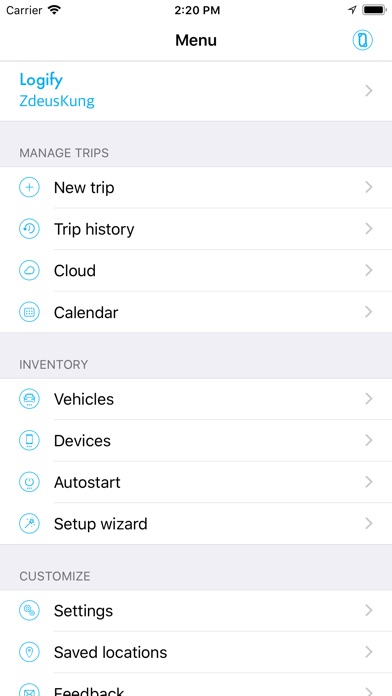 【图】Logify Automatic Mileage Log(截图1)
