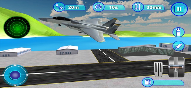 Fly Airplane 3D : Flight Games(圖5)-速報App