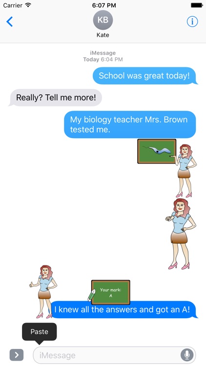 Crazy Teacher Sticker Pack