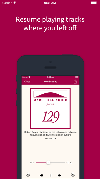 How to cancel & delete Mars Hill Audio from iphone & ipad 2