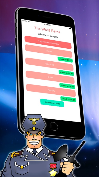 Word Guess by Categories