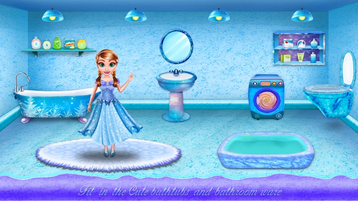 Ice Doll House Designing Game