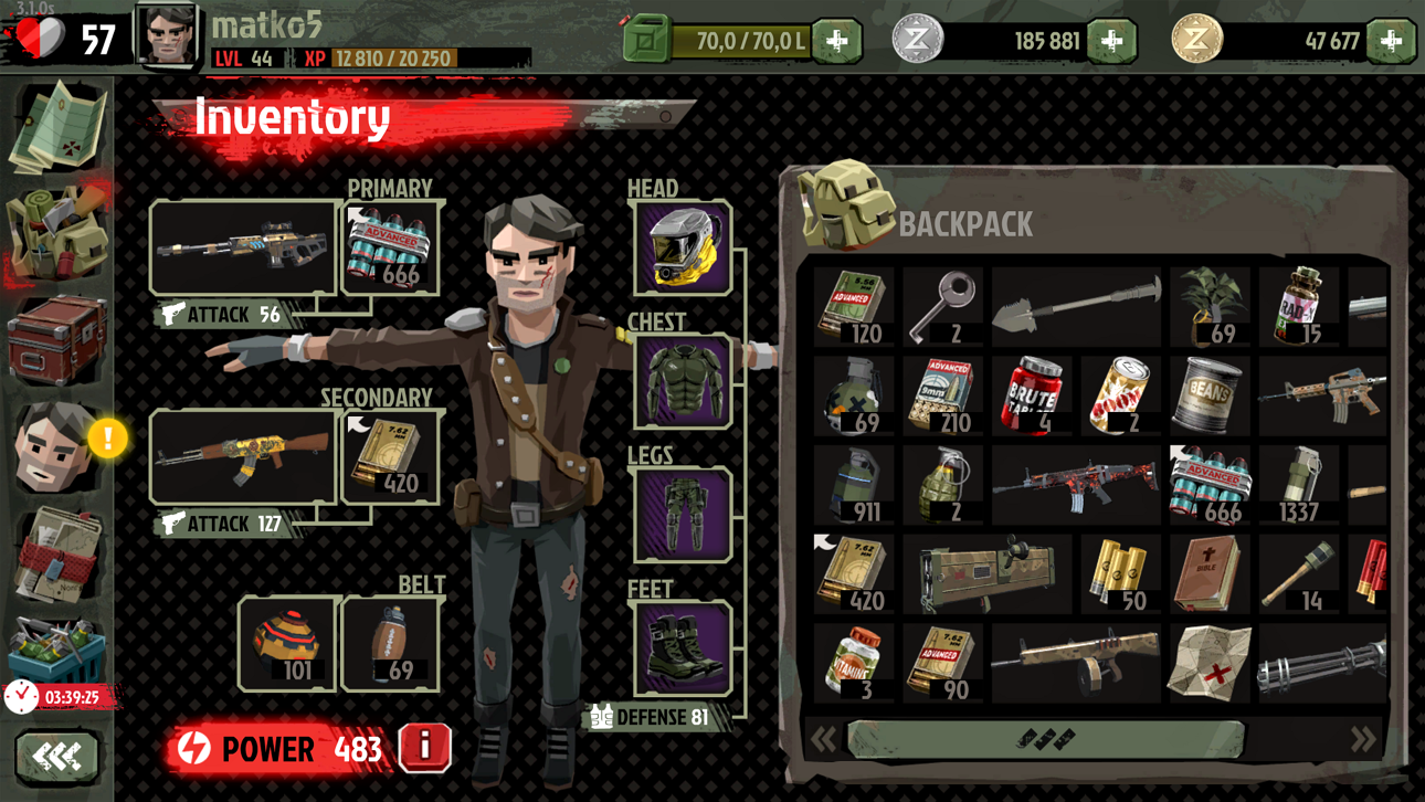 The Walking Zombie 2 Hack screenshot 5 - iOS game interface