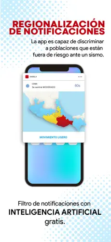 Screenshot 5 SASSLA: Sismos en tiempo real iphone