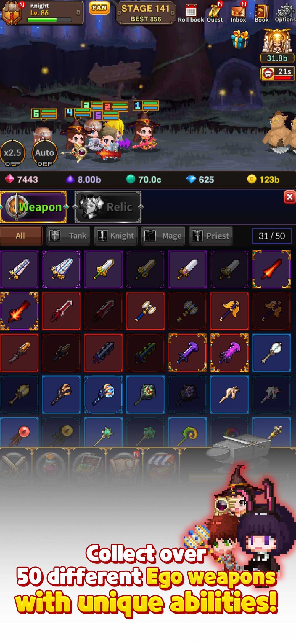 Weapon Heroes : Infinity Forge hack tool