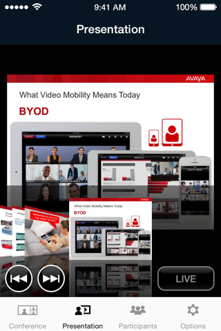 Avaya Scopia Mobile - náhled