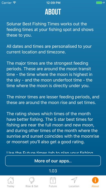 Solunar Best Fishing Times screenshot-4