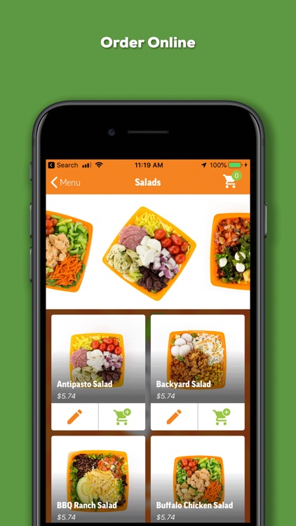 Salad and Go Ordering App screenshot-4