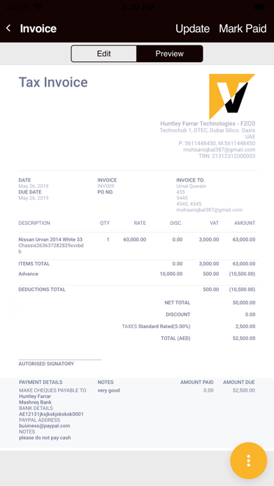 Quick Tax Invoice screenshot 4