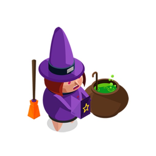 Halloween Isometric Stickers Icon