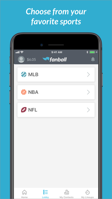 How to cancel & delete Fanball:  Daily Fantasy Sports from iphone & ipad 3