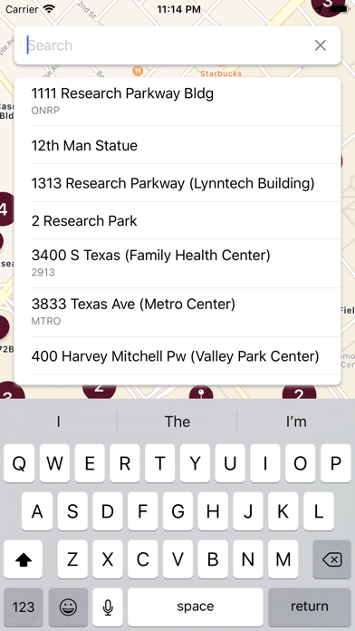 TAMU Campus Maps screenshot 2