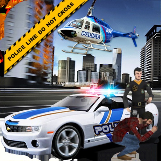 Police Cars Gangster Escape 3d Icon