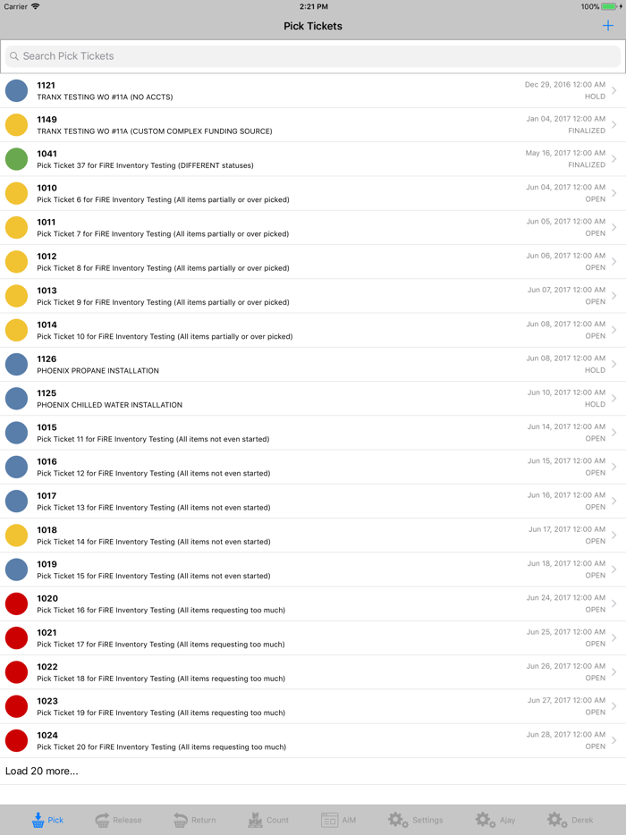 Go 10.2 Inventory Management