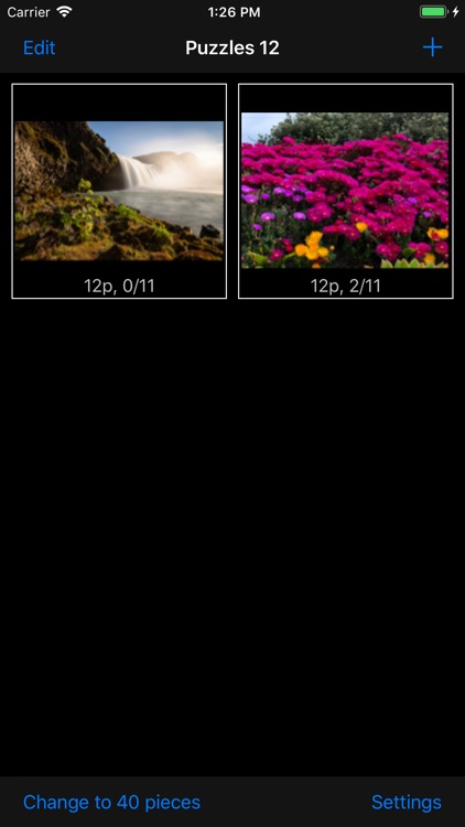 Jigsaw Puzzles, 12+/40+ pieces