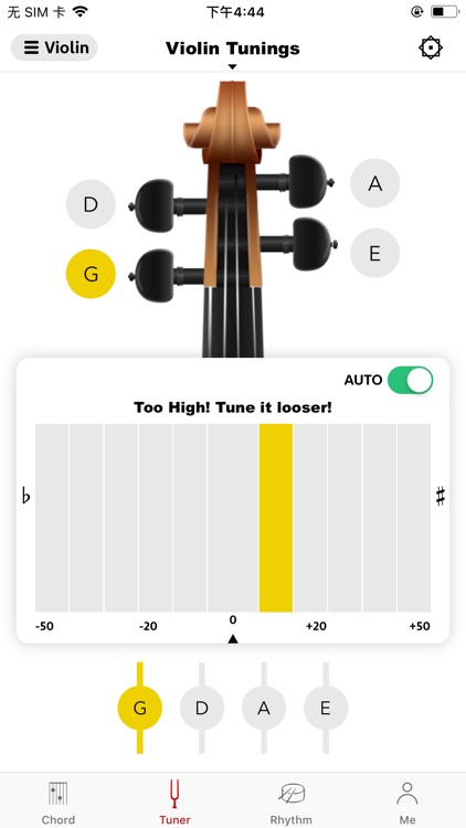 gstrings - Guitar tuning app screenshot-3